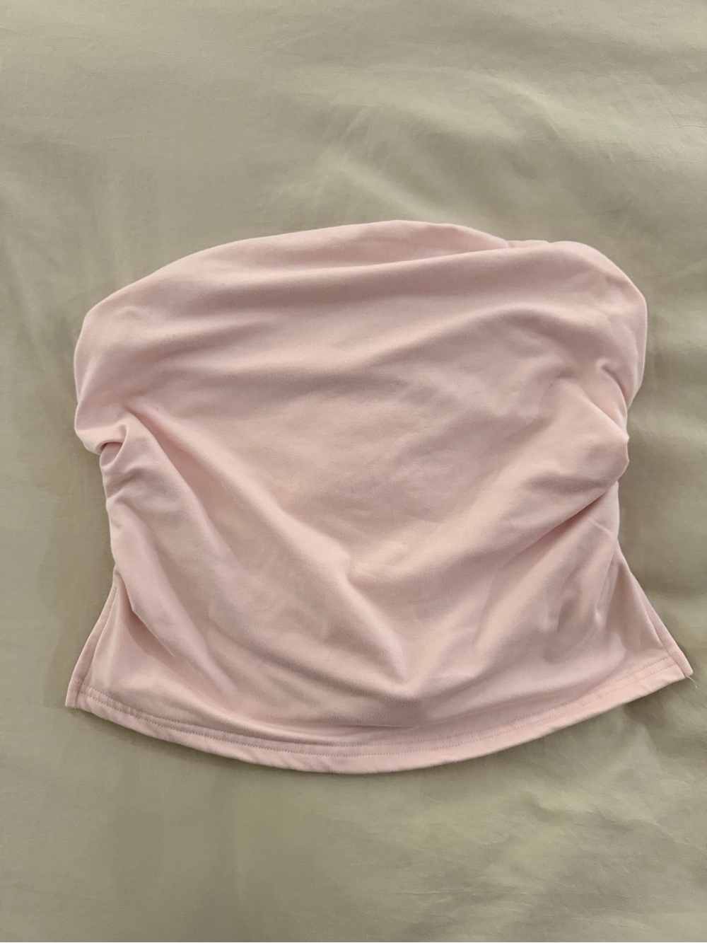 Light Pink Bandeau Tube Top